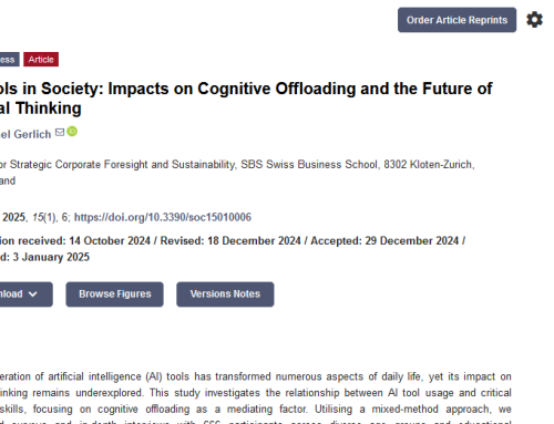 Relying on AI tools can reduce our ability for critical thinking